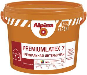 Краска Альпина Эксперт Премиумлатекс 7, 2,5 л, латексная Alpina EXPERT Premiumlatex 7, шт. в строительном интернет-магазине StroyBaza.by 
