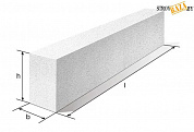 Перемычка из ячеистого бетона 100*250*1300 мм, шт.  в строительном интернет-магазине StroyBaza.by 