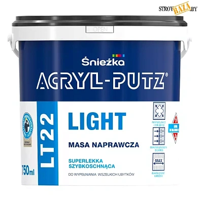 Ремонтная масса ACRYL-PUTZ LT22 LIGHT 750мл в строительном интернет-магазине StroyBaza.by 