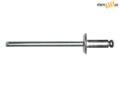 Заклепка вытяжная 4.8х18 мм алюминий/сталь, цинк (10000 шт в коробе) STARFIX в строительном интернет-магазине StroyBaza.by 