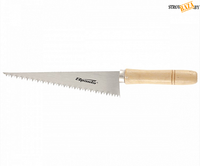 Ножовка по гипсокартону, 180 мм, деревянная рукоятка, шт. в строительном интернет-магазине StroyBaza.by 