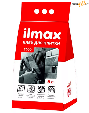 Клей Илмакс 3000 Standardfix, стандартный, для плитки, 5 кг, РБ. в строительном интернет-магазине StroyBaza.by 