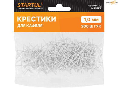 Крестики д/кафеля 1,0мм 200шт STARTUL MASTER в строительном интернет-магазине StroyBaza.by 