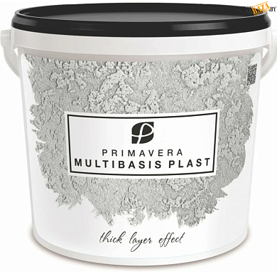 Декоративная штукатурка PRIMAVERA MultiBASIS plast белый 11л (9,2 кг), шт. в строительном интернет-магазине StroyBaza.by 