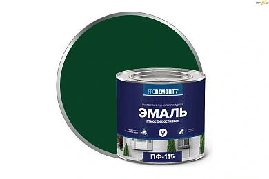 Эмаль ПФ-115 PROREMONTT Зелёный 1,9кг в строительном интернет-магазине StroyBaza.by 