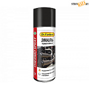 Эмаль-аэрозоль  Dr.Farber кремнийорганическая термостойкая черная 520мл в строительном интернет-магазине StroyBaza.by 