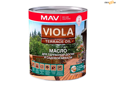 Масло VIOLA OIL для террасной доски бесцветное,3л, 2,2кг в строительном интернет-магазине StroyBaza.by 