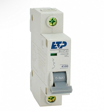 Автоматический выключатель ВА 47-63, 1Р 32А (C) 4,5кА ETP, шт в строительном интернет-магазине StroyBaza.by