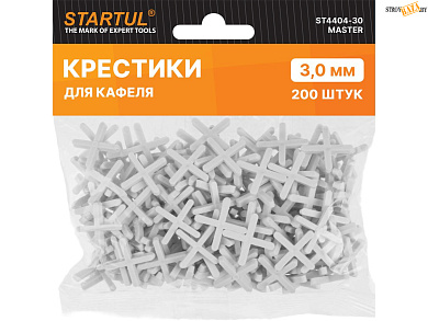 Крестики д/кафеля 3,0мм 200шт STARTUL MASTER в строительном интернет-магазине StroyBaza.by 