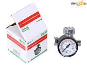 Регулятор давления  с манометром ECO AR-02-14 (резьбовое соединение 1/4") в строительном интернет-магазине StroyBaza.by