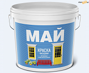 Краска МАЙ фасадная акриловая, 6 кг, шт. в строительном интернет-магазине StroyBaza.by 