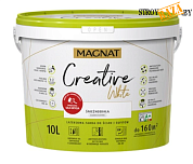 Краска интерьерная MAGNAT Creative White 10 л в строительном интернет-магазине StroyBaza.by 