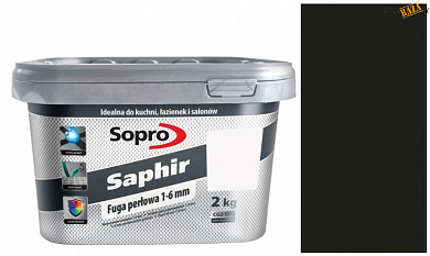 Эластичная фуга Sopro Saphir 9524/2 черный (90), 2 кг, шт в строительном интернет-магазине StroyBaza.by 