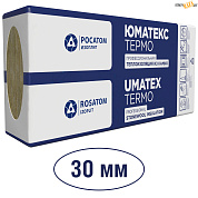 Утеплитель UMATEX Termo LINIO 15, 30 мм, фасадный, 1200x600 мм, упаковка 5,04 м2, шт. в строительном интернет-магазине StroyBaza.by 
