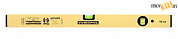 Уровень "Schedpol" золотистый ЛЮКС 2 глазка, 120см в строительном интернет-магазине StroyBaza.by 