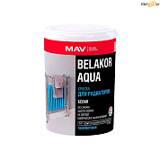 Краска BELAKOR AQUA для радиаторов белая п/мат 1 л (1,1 кг) в строительном интернет-магазине StroyBaza.by 