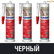 Силикон PLITONIT PLITOSIL Premium ЧЕРНЫЙ 310 мл, шт. в строительном интернет-магазине StroyBaza.by 