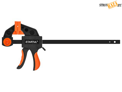 Струбцина пистолетная 250х60мм STARTUL PROFI (ST9026-25) (быстрозажимная, мягкие накладки) в строительном интернет-магазине StroyBaza.by 