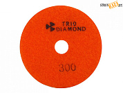 Алмазный гибкий шлифкруг "Черепашка" 100 № 300 (мокрая шл.) (Trio-Diamond) в строительном интернет-магазине StroyBaza.by 