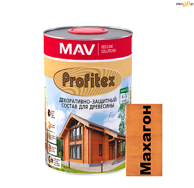 "PROFITEX" состав декоративно-защ. для древесины махагон 1л/0,7кг в строительном интернет-магазине StroyBaza.by 