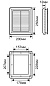 Вентрешетка 200х250мм STORM БЕЛАЯ