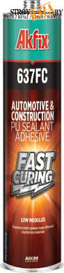 Akfix 637FC Герметик полиуретановый быстросохнущий 310 мл. Белый (PU-4) в строительном интернет-магазине StroyBaza.by 