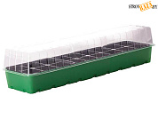 Мини-парник пластмассовый, 18 ячеек, 455х215х130 мм, зеленый, INGREEN в строительном интернет-магазине StroyBaza.by