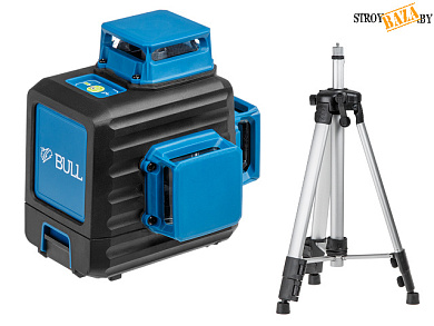 Нивелир лазерный линейный BULL LL 3401 c аккумулятором и штативом в кор. (проекция: 3 плоскости 360°, до 80 м, +/- 0.30 мм/м, резьба 1/4" Подходит при в строительном интернет-магазине StroyBaza.by 