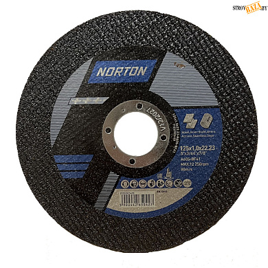 Отрезной круг по металлу Norton A46S-125x1.6x22.2-T41, шт в строительном интернет-магазине StroyBaza.by 