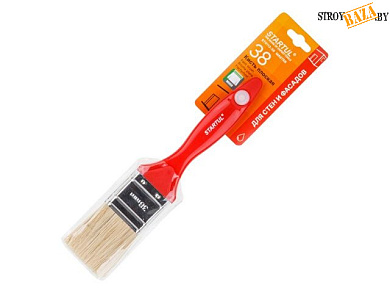 Кисть плоская 1,5"-38мм смеш. щетина (стены, фасады) в строительном интернет-магазине StroyBaza.by 