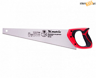 Ножовка по дереву, 450 мм, 7-8 TPI, зуб-3D, каленый зуб, двухкомпонентная рукоятка, шт. в строительном интернет-магазине StroyBaza.by 