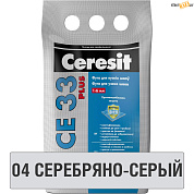 Фуга Ceresit СЕ 33 серебряно-серая №04 (2кг), для узких швов, шт в строительном интернет-магазине StroyBaza.by 