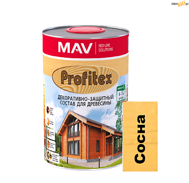 "PROFITEX" состав декоративно-защ. для древесины  (сосна) 1л, 0,7кг в строительном интернет-магазине StroyBaza.by 