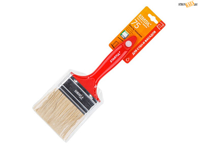 Кисть плоская 3"-75мм смеш. щетина (стены, фасады) в строительном интернет-магазине StroyBaza.by 