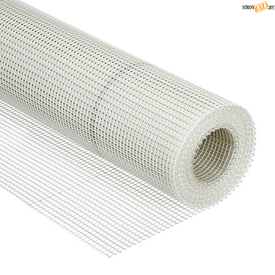 Стеклосетка ССШ - 160  яч. 5х5; 1х50м; завод №1 рул., Китай в строительном интернет-магазине StroyBaza.by