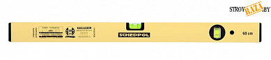 Уровень "Schedpol" золотистый ЛЮКС 2 глазка, 200см в строительном интернет-магазине StroyBaza.by 