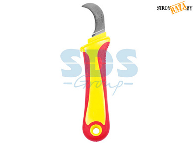 Нож монтажника, нержавеющая сталь, изогнутое лезвие REXANT в строительном интернет-магазине StroyBaza.by 
