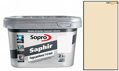 Эластичная фуга Sopro Saphir 9516/2 жасмин (28), 2 кг, шт в строительном интернет-магазине StroyBaza.by 