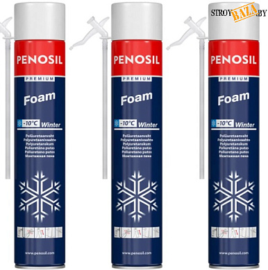 Пена монтажная Penosil Premium Foam winter, зимняя, 750 мл, шт в строительном интернет-магазине StroyBaza.by 
