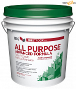 Шпатлевка Шитрок All Purpose, 17 л, 30 кг, полимерная, США, шт. в строительном интернет-магазине StroyBaza.by 