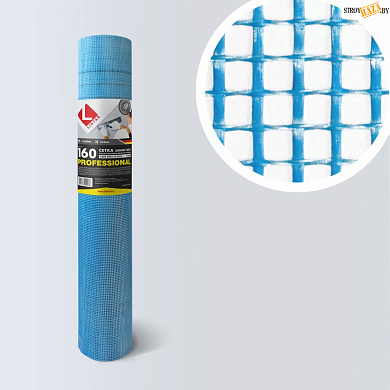 Стеклосетка MINI СИНЯЯ ; LIHTAR, яч.5х5,  рул. 1x5м в строительном интернет-магазине StroyBaza.by