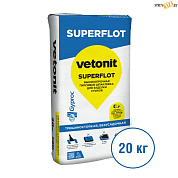 Шпатлевка для заделки швов VETONIT SUPERFLOT, 20кг  в строительном интернет-магазине StroyBaza.by 