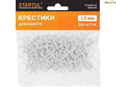Крестики д/кафеля 1,5мм 200шт STARTUL MASTER в строительном интернет-магазине StroyBaza.by 