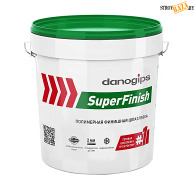 Шпатлевка Danogips SuperFinish, 5 кг, финишная, шт в строительном интернет-магазине StroyBaza.by 