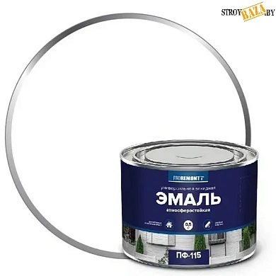 Эмаль ПФ-115 PROREMONTT Бел. глянц. 0,5кг в строительном интернет-магазине StroyBaza.by 