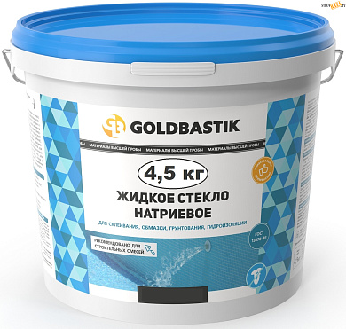 Стекло натриевое жидкое GOLDBASTIK BN 13, 4,5 кг в строительном интернет-магазине StroyBaza.by 