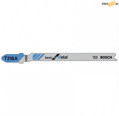 Пилка для электролобзика по металлу BOSCH Basic for Metal T218А, шт. в строительном интернет-магазине StroyBaza.by 