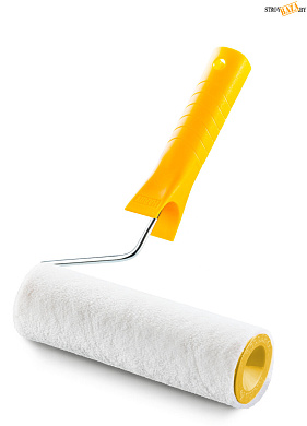 Валик VELUR, 48мм 18см (ворс 4мм) + ручка в строительном интернет-магазине StroyBaza.by 