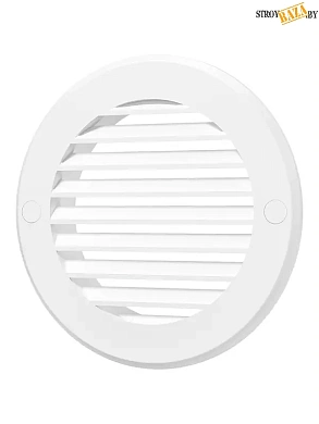 Решётка вентиляционная круглая с фланцем D100мм ЭРА в строительном интернет-магазине StroyBaza.by