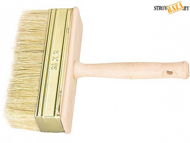 Кисть-ракля, 30 х 130 мм, натуральная щетина, деревянный корпус, деревянная ручка в строительном интернет-магазине StroyBaza.by 